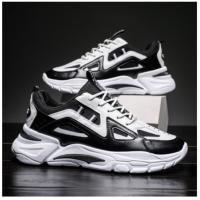 Techdoo Sepatu Pria Sneakers Olahraga Casual Mesh Breathable Men Sport Running Shoes Import MD101