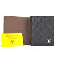 Dompet Berdiri Lipat Buku Kulit Asli Murah - LVT GUSJb BLACK(JM)