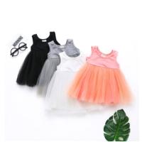 Dress Anak Perempuan Pesta Princess Cantik Tanpa Lengan untuk Newborn / Bayi(SP)