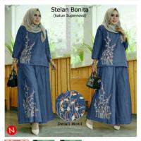 MM 7831-8207-8826 BONITA Set Pakaian Baju Setelan Fashion Wanita Model Terbaru,Termurah & Terlaris.(SP)