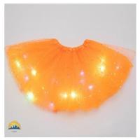 Magic Light Princess LED Dancing Skirt Luminous Christmas Party Stage Tulle Ballet Children Girl(SP)