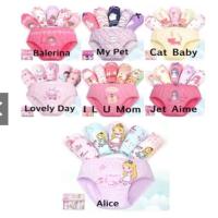 Celana Dalam segitiga Anak Perempuan Impor Motif Character (1 Box isi 5 Pcs)