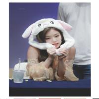 TOPI TIK TOK Bunny Hat / Topi Kelinci Twice Kuping Gerak