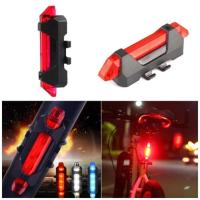 Lampu Belakang Sepeda Terang USB Water Resistant