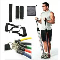 11 IN 1 RESISTANCE BAND PRO SET FITNESS GYM STRETCHING PILATES YOGA / RESISTANCE TUBE(SP)