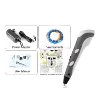 3D Stereoscopic Printing Pen for 3D Drawing - RP-100A - White/Black(SP)
