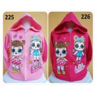 JAKET ANAK PEREMPUAN CEWEK FROZEN, LITTLE PONY, UNICORN, RAINBOW DASH, PINKIE PIE(SP)