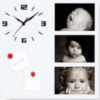 Meridient Jam Dinding Frame Minimalis 0275 Putih