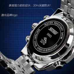 Jam Tangan Pria SKMEI Elgrand 0993 Hitam Original