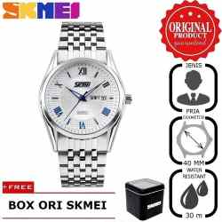 Jam Tangan Pria SKMEI Pride Putih Biru Original