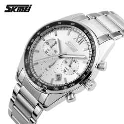 Jam Tangan Pria SKMEI Seize Putih 9096CS Original
