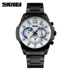 Jam Tangan Pria SKMEI Vision Putih Hitam Original