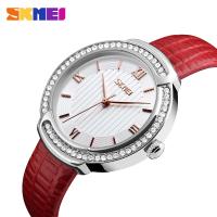 Jam Tangan Wanita SKMEI Glare 9143 Merah Original