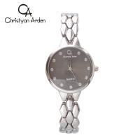 Jam Tangan Wanita CHRISTYAN ARDEN Devon Hitam Silver 06699 Original