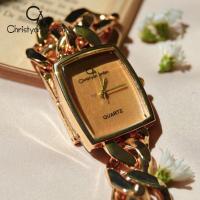 Jam Tangan Wanita CHRISTYAN ARDEN Havana 06593 Full Emas Original