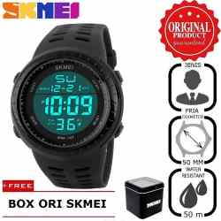 Jam Tangan Pria SKMEI Army 1167 Hitam Original