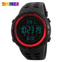 Jam Tangan Pria SKMEI Lights Hitam Merah 1251
