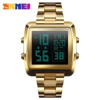 Jam Tangan Pria SKMEI Cyborg Emas 1369 Original