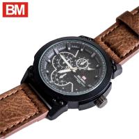Jam Tangan Pria BELMONT DOCKER Hitam Cokelat Sport BM 8043 Lengkap Kartu Garansi