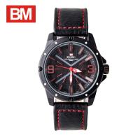 Jam Tangan Pria BELMONT FIELD Hitam Merah Sport BM 8006 Lengkap Kartu Garansi