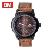 Jam Tangan Pria BELMONT DOCKER Merah Cokelat Sport BM 8043 Lengkap Kartu Garansi