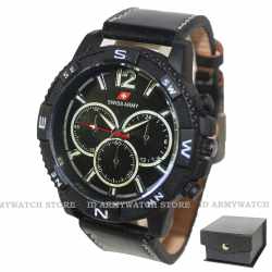 Swiss Army SAX 1241-01 Jam Tangan Analog - Hitam