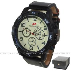 Swiss Army SAX 1242-01 Jam Tangan Analog - Hitam