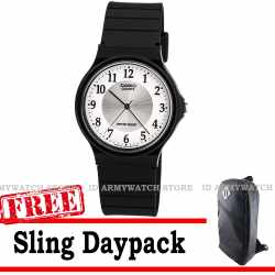 Casio Original MQ-24-7B3LDF - Jam Tangan Unisex - Jam Tangan Analog - FREE BAG