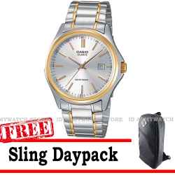 Casio Original MTP-1183G-7ADF - Jam Tangan Pria - Jam Tangan Analog - FREE BAG