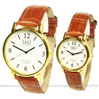 Jam Tangan Analog Couple Q&Q QQ 6009-51 - Putih